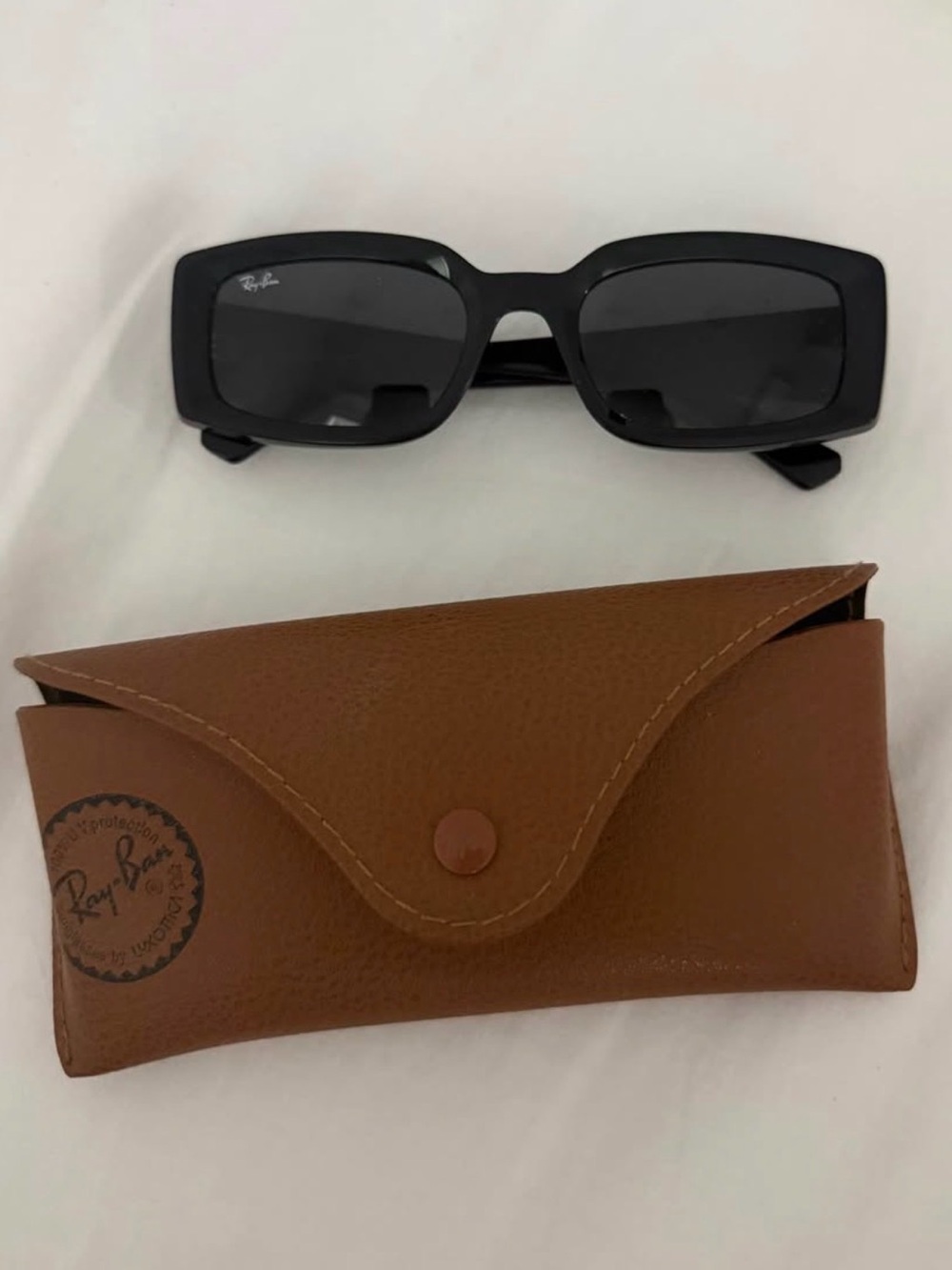 Ray-Ban Black Killiane Sunglasses with Brown Case